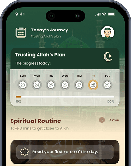 Hidaya app screenshot - Daily Journey